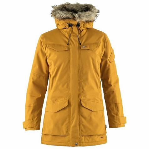 Fjallraven Nuuk Parka Hungary - Sárga Kabát Sárga JHP182374